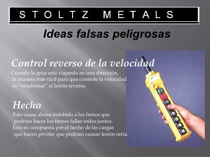 Overhead crane Training Spanish