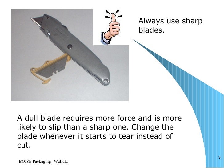 Utility Knife Safety Utility Knife Safety