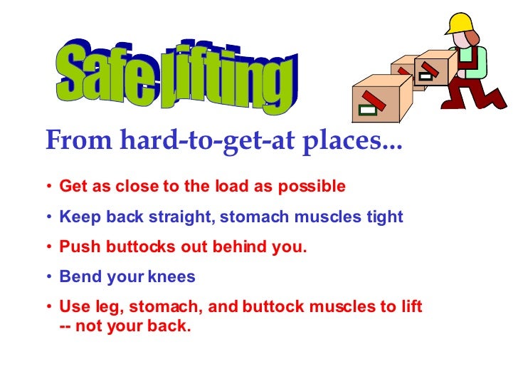 Safe Lifting Training