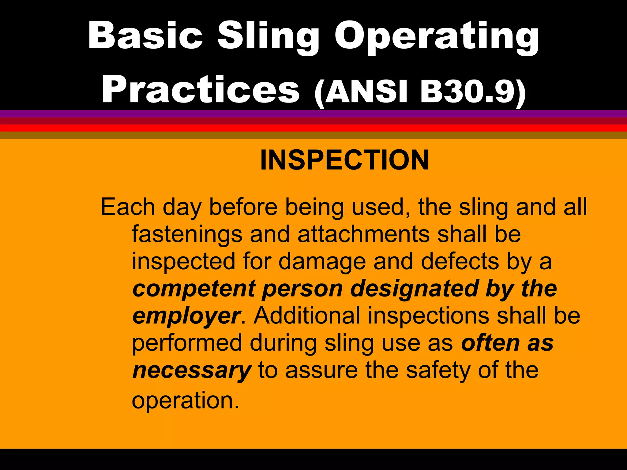 Safe Rigging Training | PPT