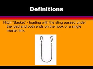 Safe Rigging Training | PPT