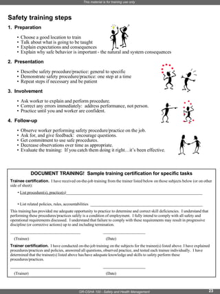 Safety Management | PPT