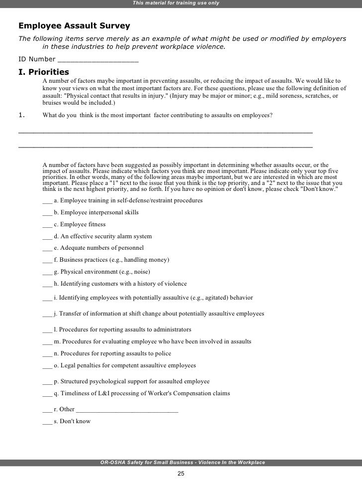 surveys in the workplace