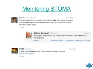 Monitoring STOMA
 