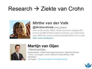 Research  Ziekte van Crohn
 