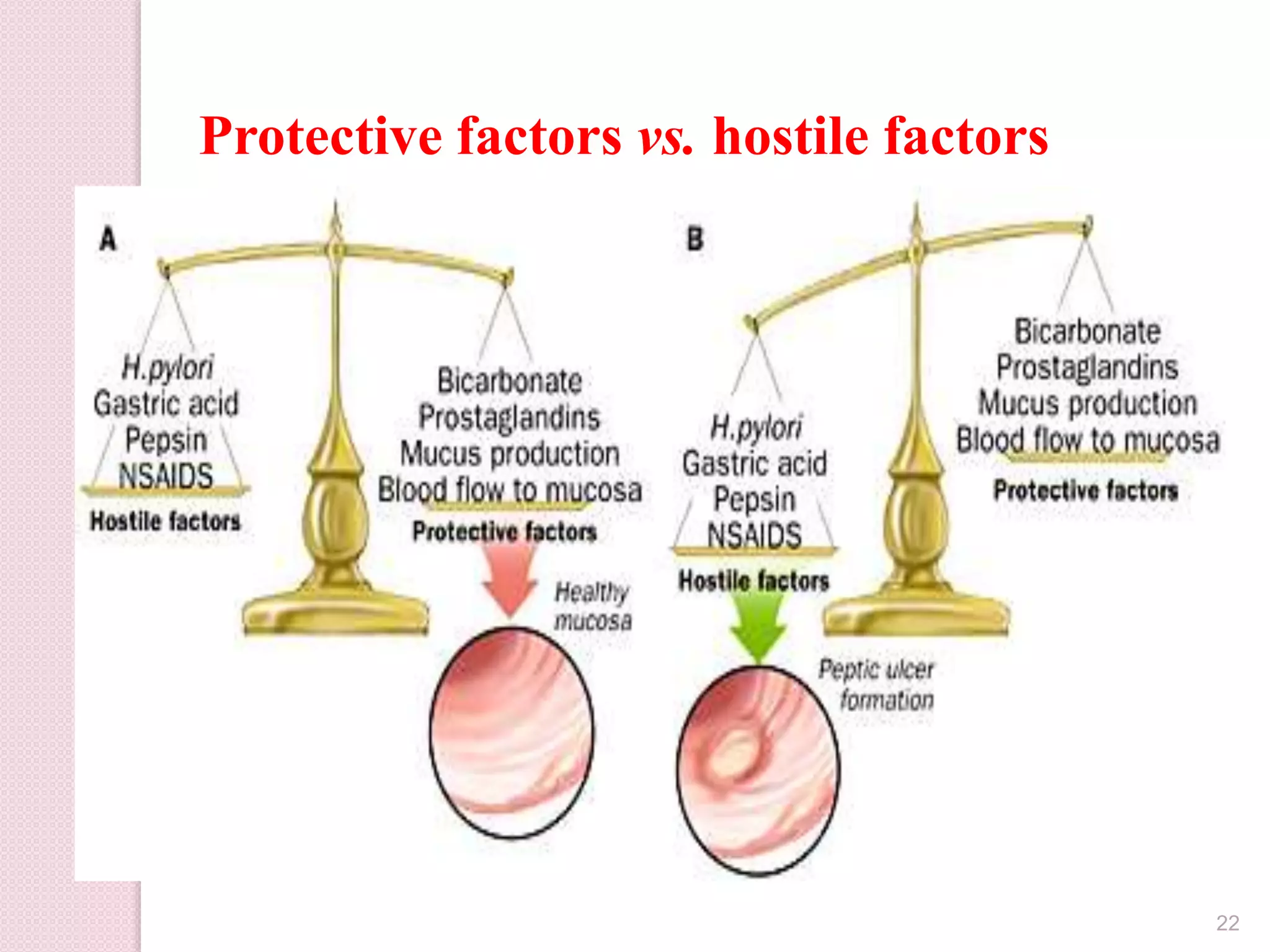 Protective factors vs. hostile factors
22
 