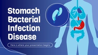 Stomach
Bacterial
Infection
Disease
Here is where your presentation begins
 