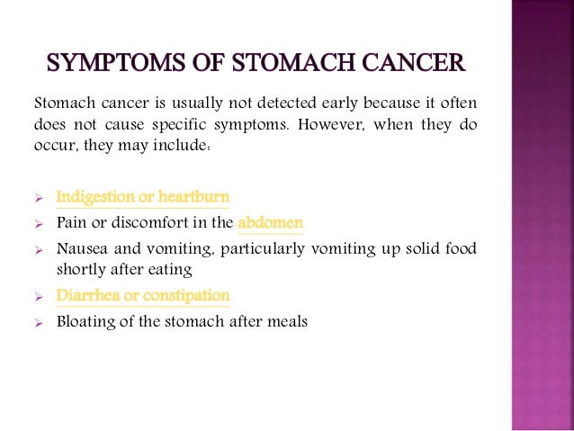 Diet Post Stomach Cancer Surgery