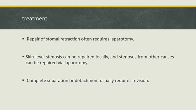 Stomal complication | PPT