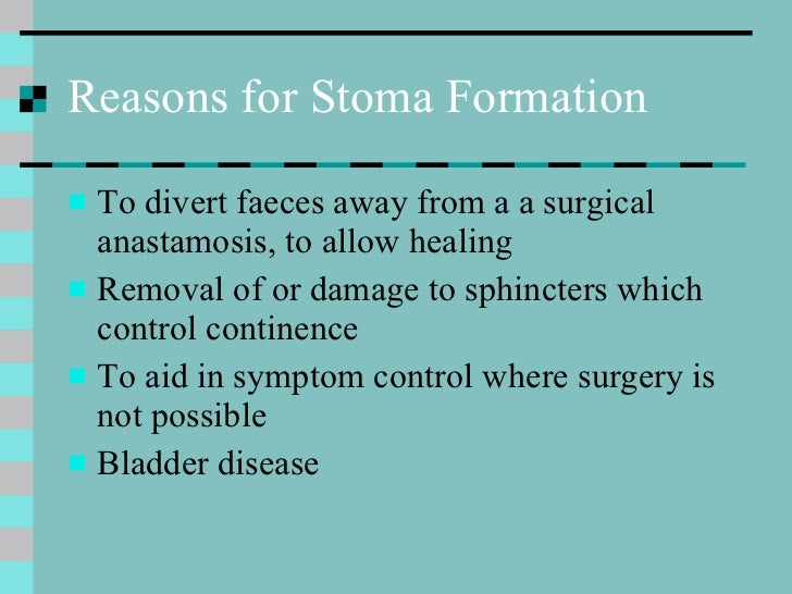 Stoma Modules Caring For The Stoma Patient