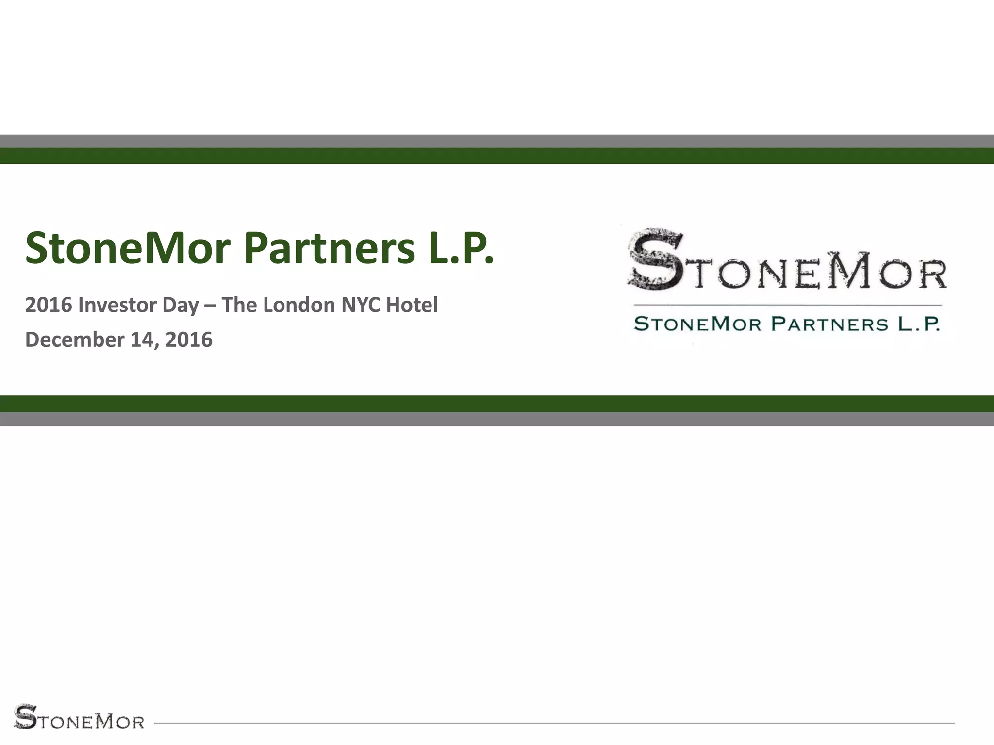 Ston investordaypresentationfinal PPT