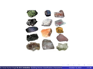 Building Stones: Classification, Characteristics, Tests, Minerals, and ...