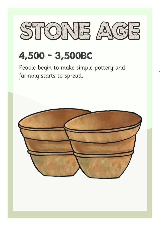 Stone agetimelineposters