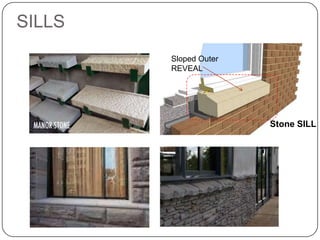 SILLS
Stone SILL
Sloped Outer
REVEAL
 