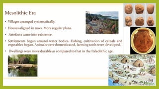 Prehistoric Growth of early civilizations from Stone Age to Neolithic ...