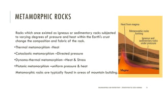 Thermal Metamorphic Rocks Stone and rocks - Building Materials and Construction | PDF