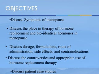 menopause and hormone replacement therapy hrt (1) | PPT
