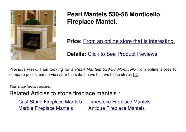 Stone Fireplace Mantels