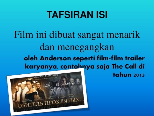 Contoh Teks Resensi Bahasa Indonesia; Mengulas Film 