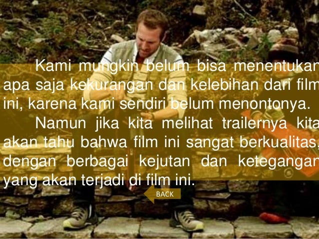 Contoh Teks Resensi Bahasa Indonesia; Mengulas Film 