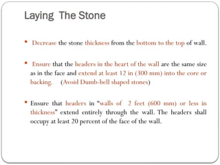 Stone Backing Comprehensive Guide to Stone Masonry: Techniques, Types, and ...