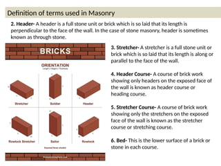 Stone Masonry DETAILS AND REFERENCES FOR DESIGN | PPTX
