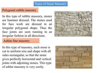 Stone masonry | PPTX