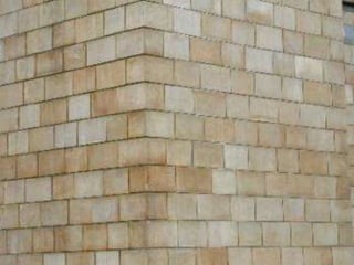 In this type of ashlar masonry, the strip is provided
as ashlar rock masonry.
But it is chamfered or bevelled at an angle ...