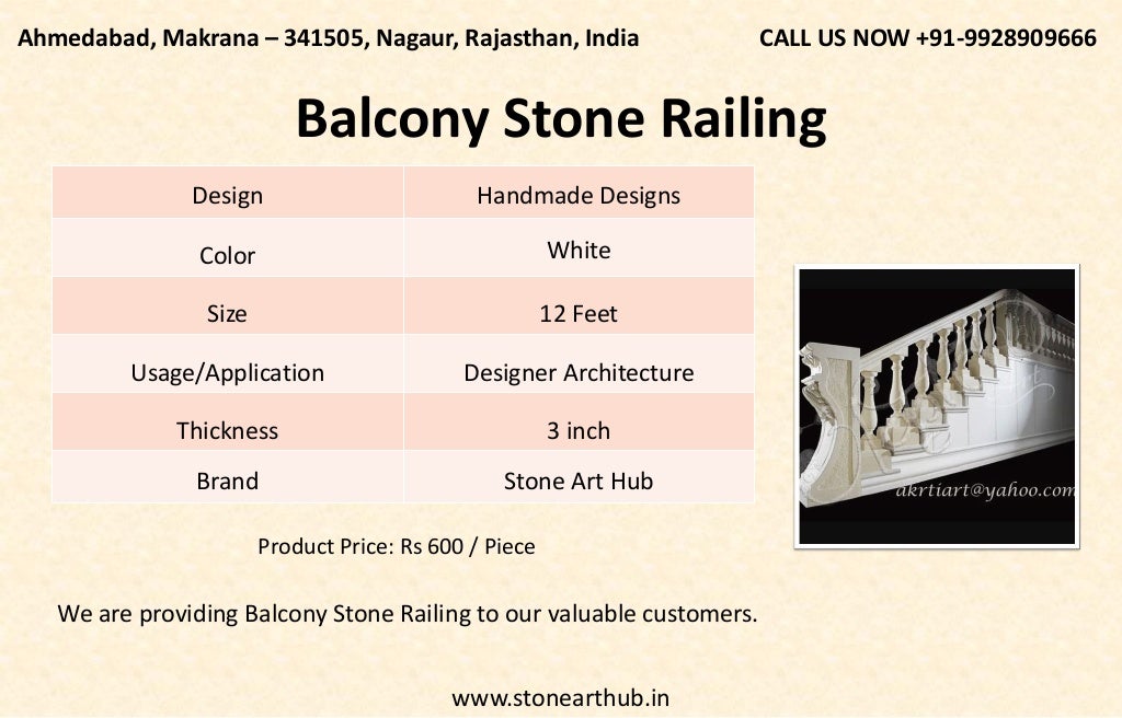 Stone Pillar and Balustrade Stone Art Hub