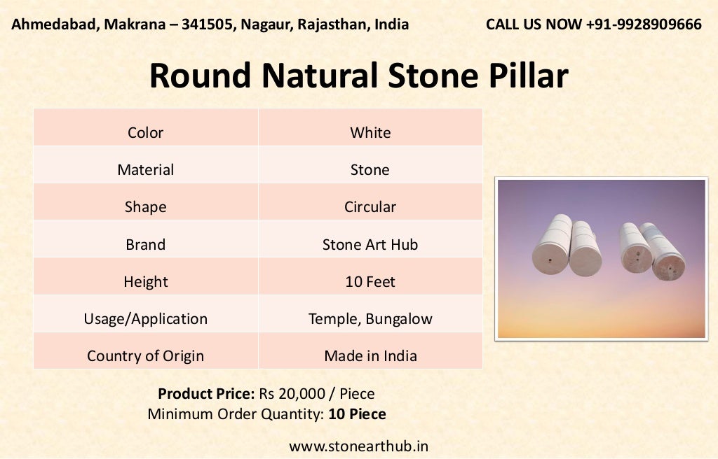 Stone Pillar and Balustrade Stone Art Hub