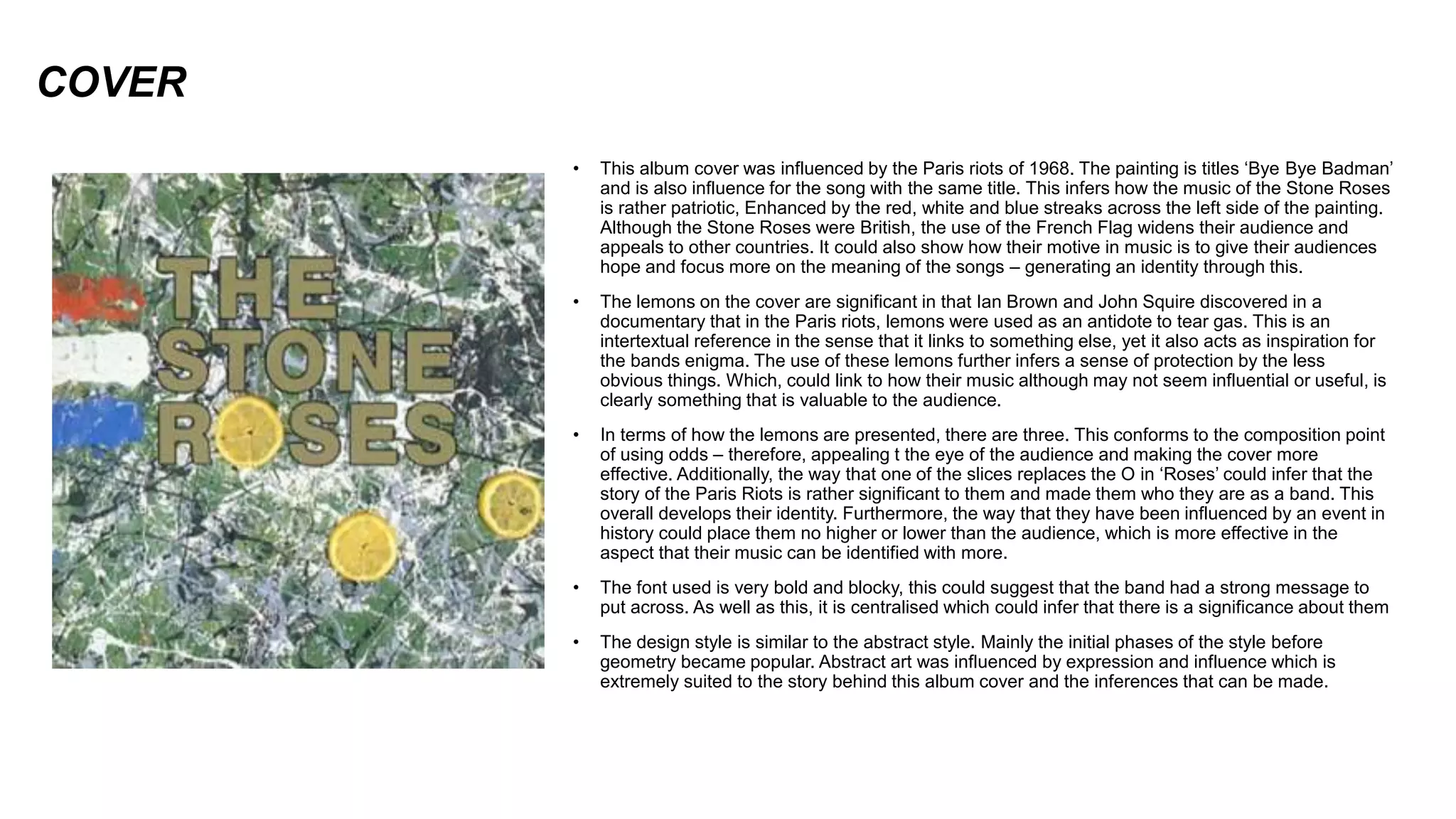 Stone roses case study | PPTX