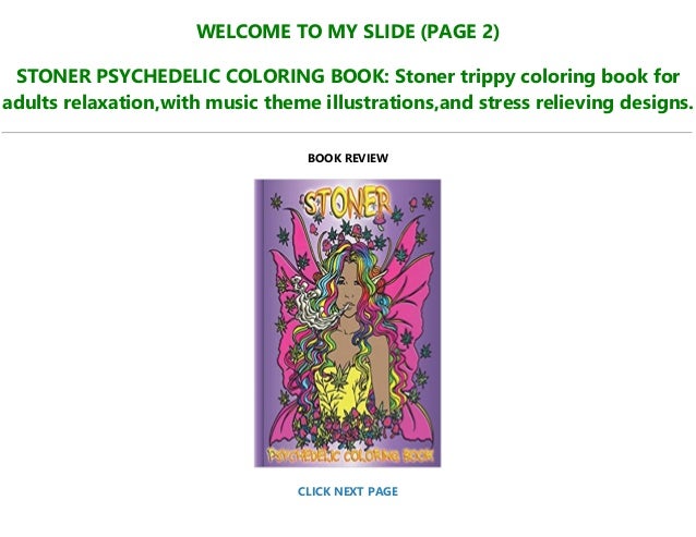 Download Download Ebook Stoner Psychedelic Coloring Book Stoner Trippy Colori