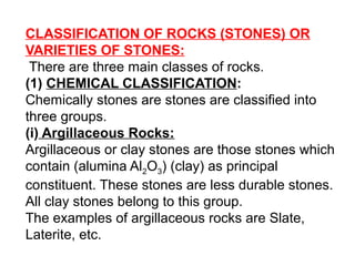 Stone Type Classification Stones | PPT