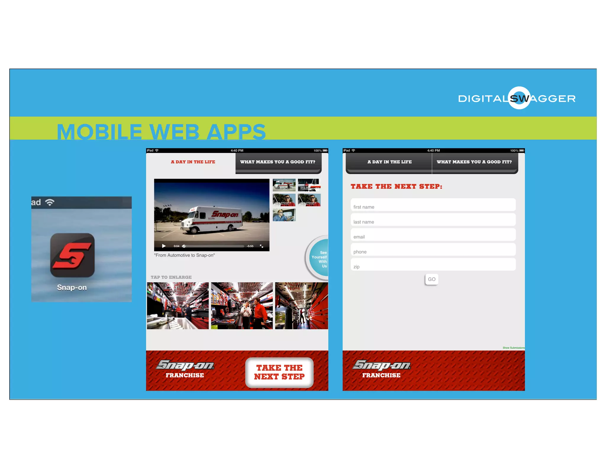 digitalswagger
MOBILE WEB APPS
 