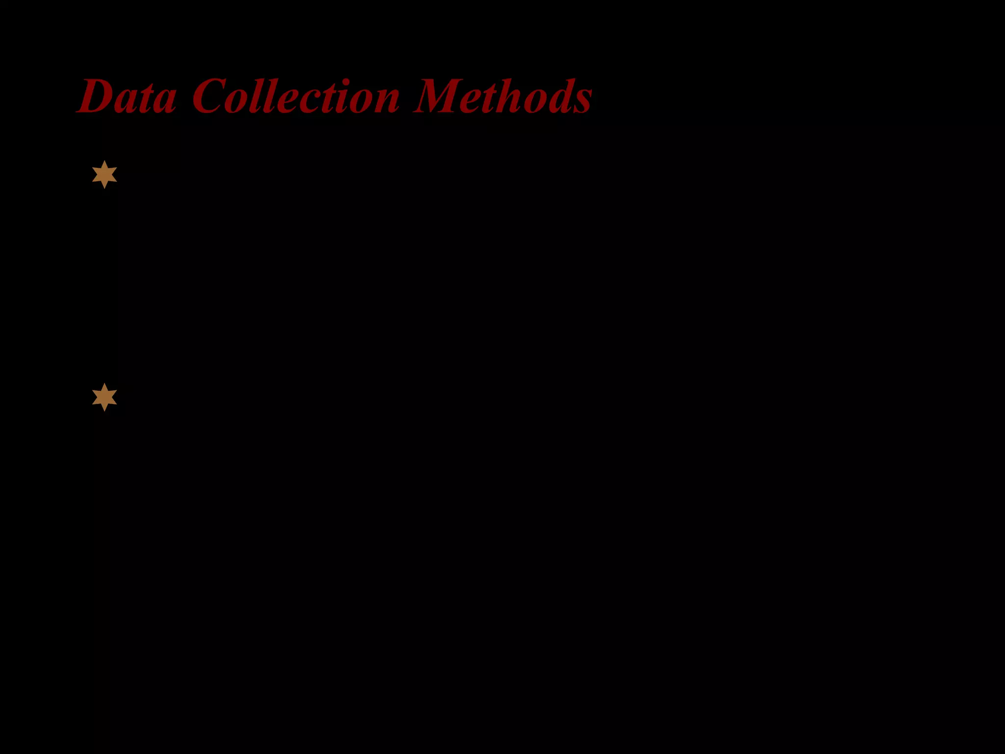 Data Collection Methods
comprehension tasks
– act-out tasks
– picture-matching
intuitional data
– grammaticality judgments
– preference / acceptability judgments
– truth-value judgments
– online sentence-matching
 