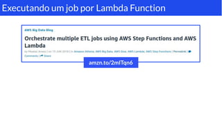 Executando um job por Lambda Function
amzn.to/2mITqn6
 