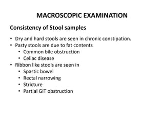 Stool Examination | PPT