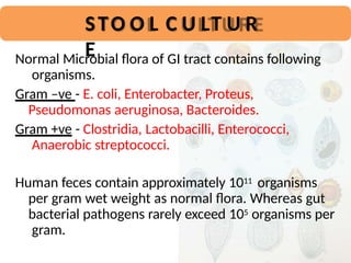 Stool Bio Stool Examination.pptx clinical pathology | PPTX