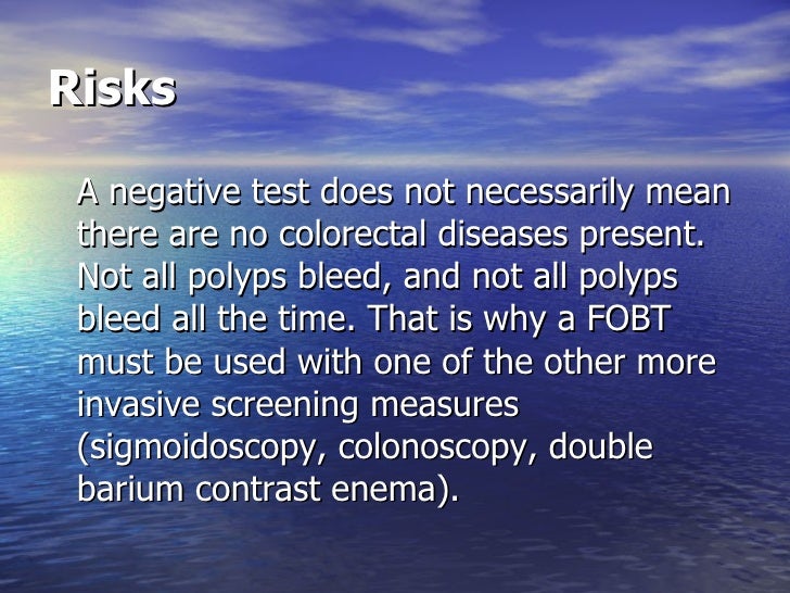 blood stool test at home