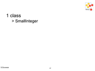 S.Ducasse 87
1 class
> SmallInteger
 