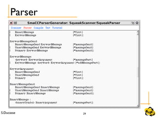S.Ducasse 29
Parser
 