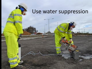 Use water suppression
 