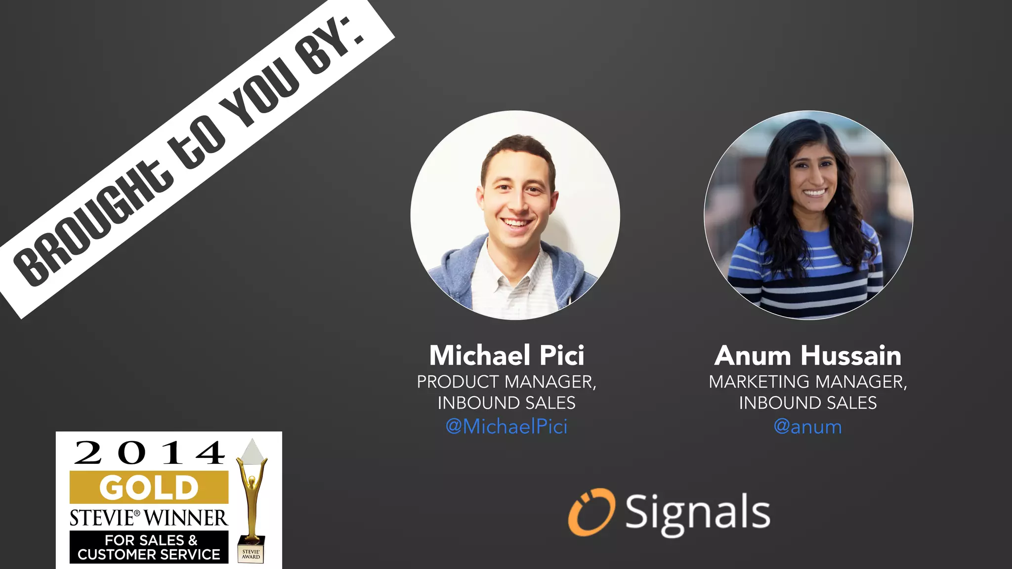 Michael Pici 
SALES MANAGER, 
HUBSPOT SALES PRODUCT DIVISION 
@MichaelPici 
