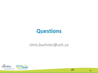 25
Questions
chris.buchner@vch.ca
25
 
