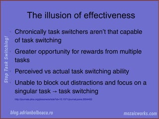 Stop Task Switching | ODP | Science