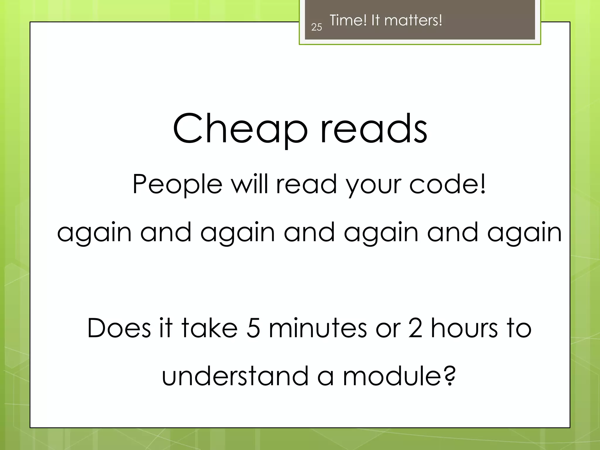 ToolsWhat do we spent time on?20Time! It matters!