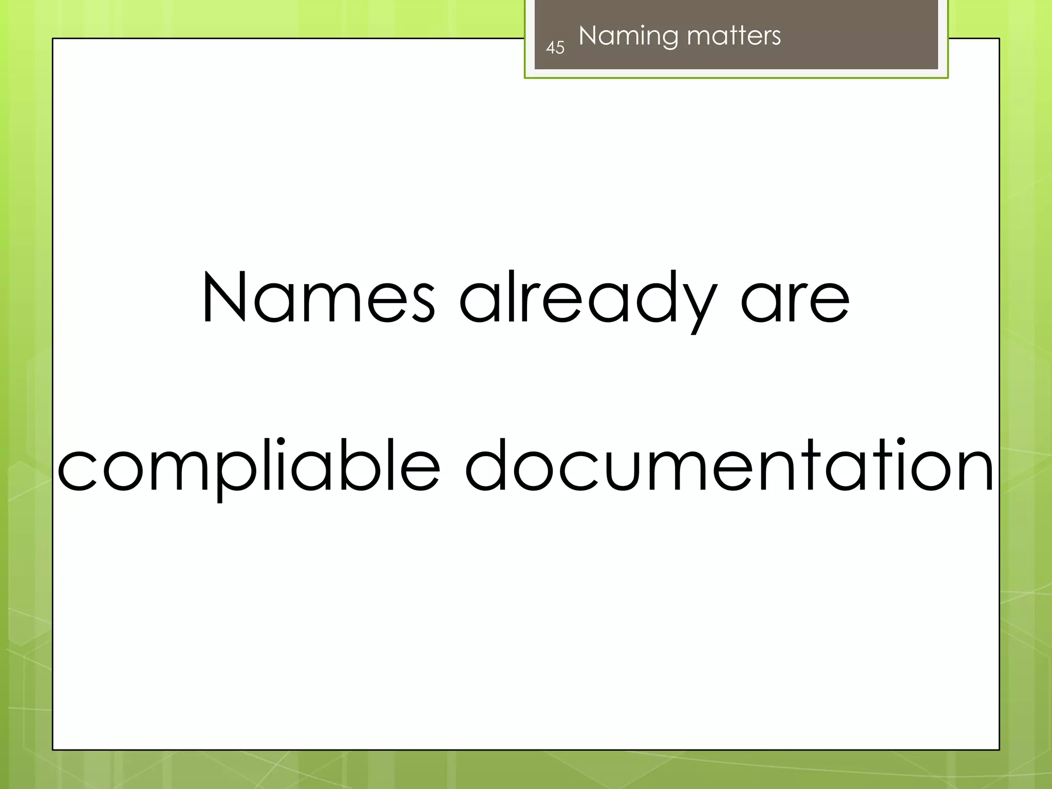 Nobody cares how you do it