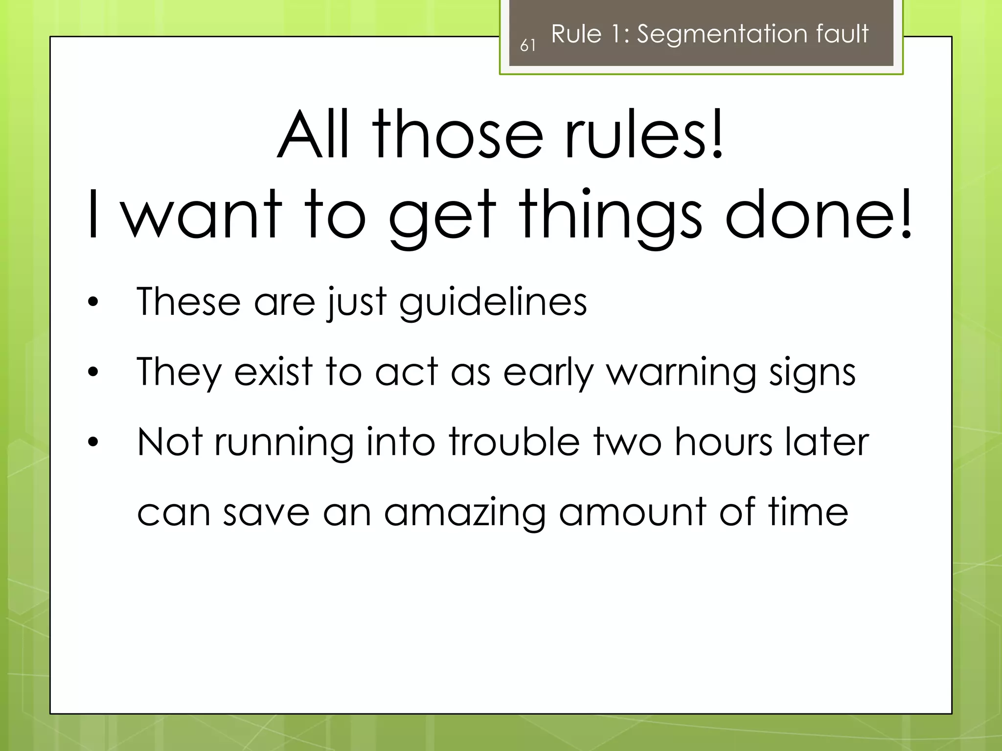 What to focus on?Is there anything we can base our decisions on? 38Enough! Code! Now!