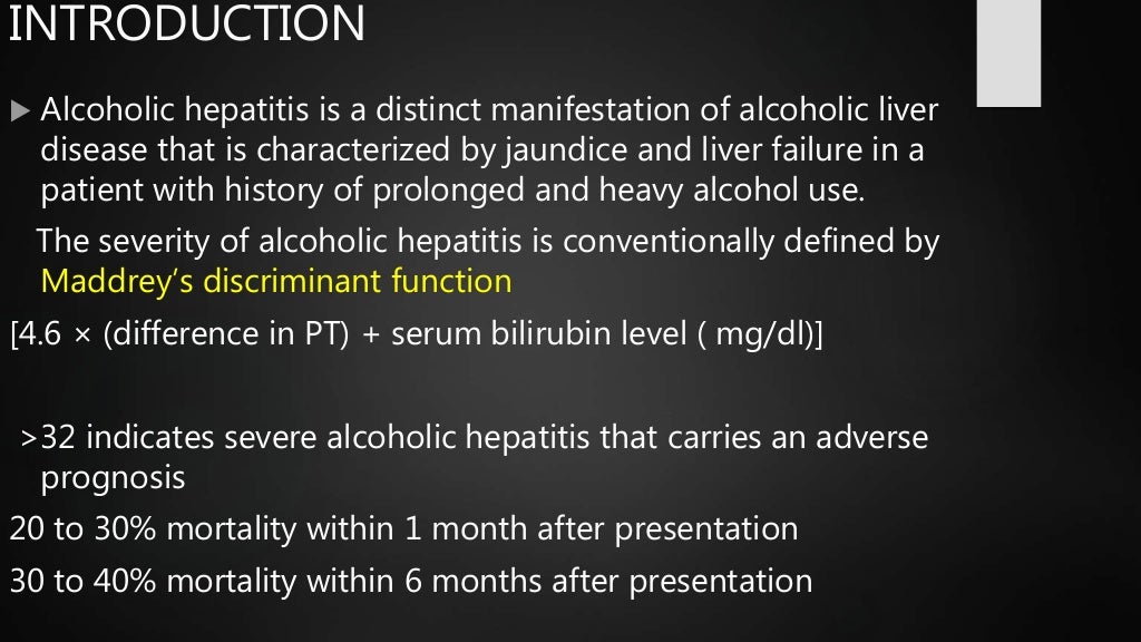 Stopah trial prednisolone or pentoxiphylline in alcoholic hepatitis…