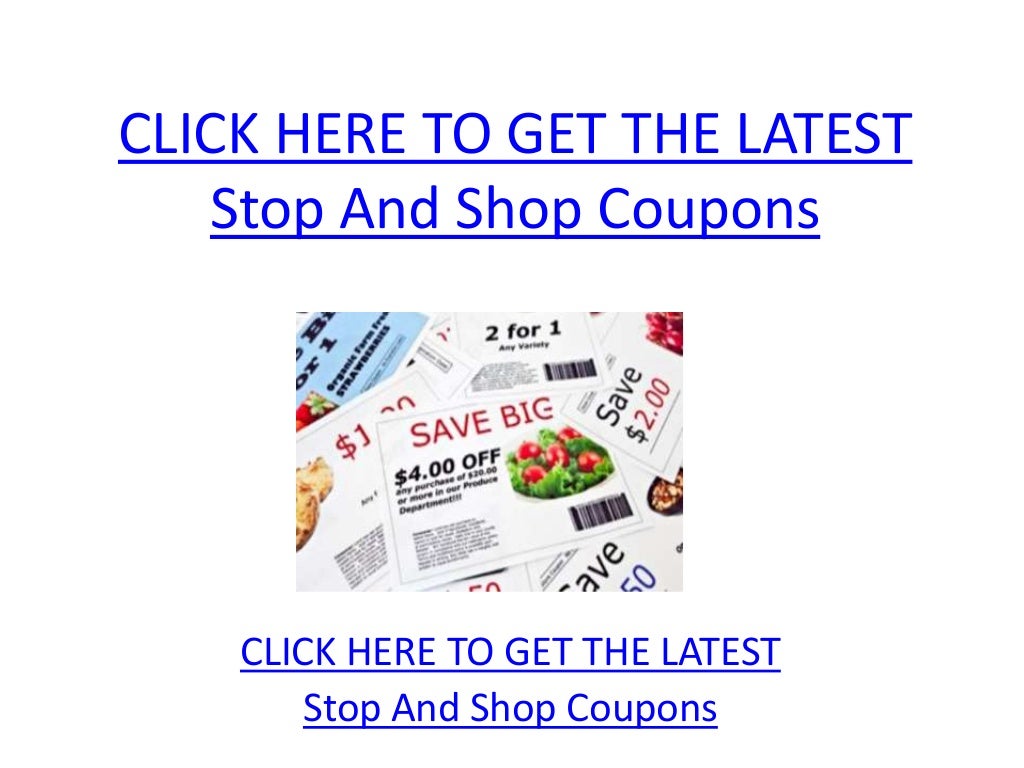 Stop And Shop Coupons Printable Stop And Shop Coupons